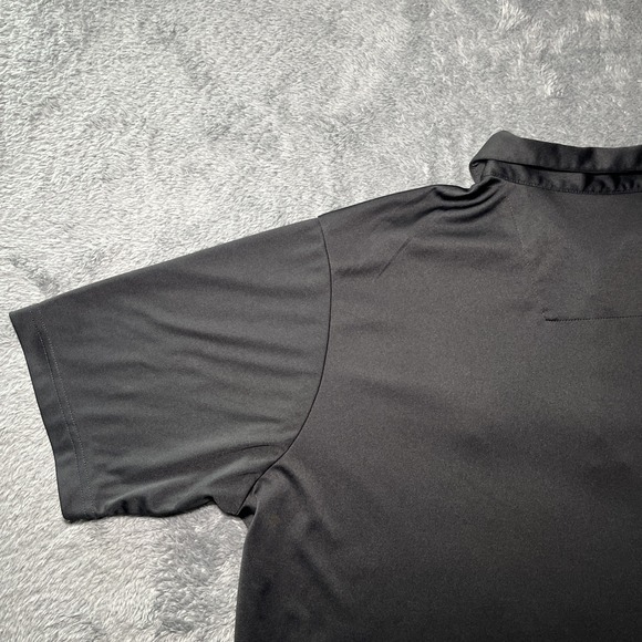 Antigua Men's Golf Shirt SZ XL Black New York Mets Embroidered Logo Polyester - Picture 14 of 16